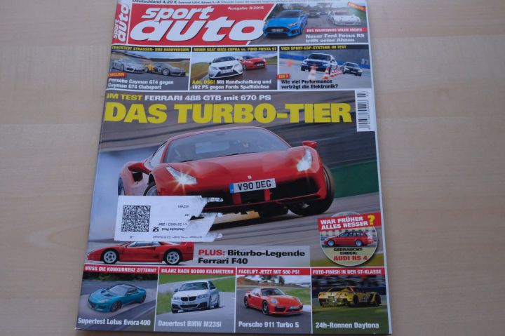 Deckblatt Sport Auto (03/2016)